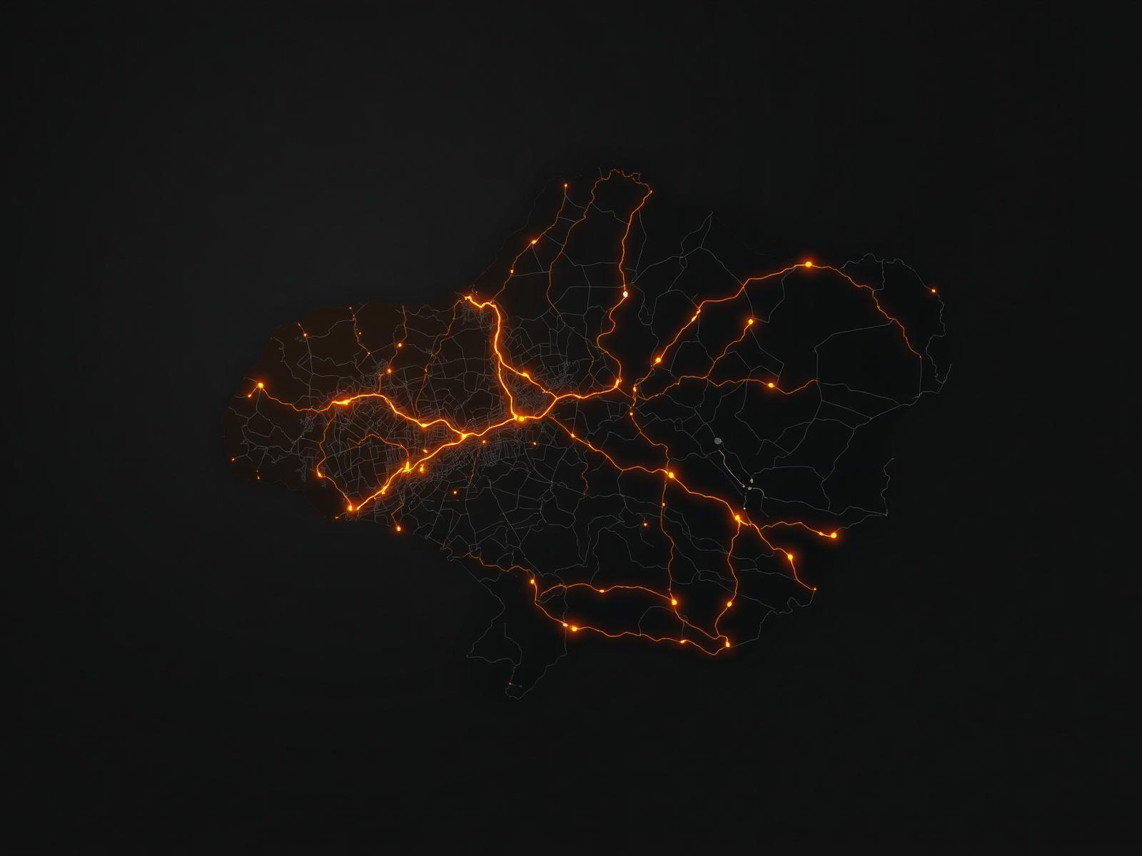 Mapa da região metropolitana de Brasília DF